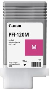 Canon cartuccia d'inchiostro magenta pfi-120m 2887c001 130ml originale