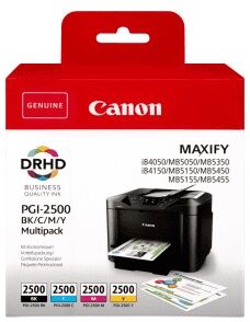 Canon multipack nero / ciano / magenta / giallo pgi-2500 9290b004 originale