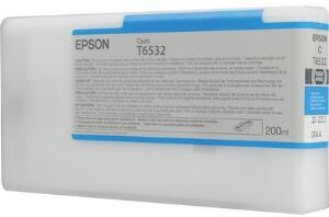 Epson CARTUCCIA D'INCHIOSTRO CIANO C13T653200 T6532 200ML ORIGINALE