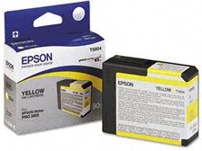 Epson Cartuccia D'Inchiostro Giallo C13T580400 T5804 80Ml Originale