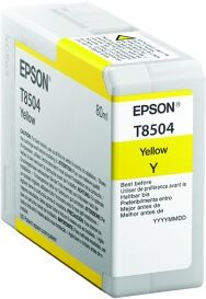 Epson CARTUCCIA D'INCHIOSTRO GIALLO C13T850400 T8504 80ML ORIGINALE