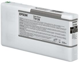 Epson cartuccia d'inchiostro nero (opaco) c13t913800 t9138 200ml ultrachromeâ® hdr originale