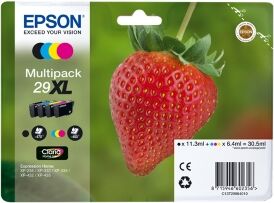 Epson MULTIPACK NERO / CIANO / MAGENTA / GIALLO C13T29964012 29 XL 4 CARTUCCE: T2991 + T29 ORIGINALE