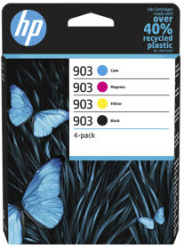 HP MULTIPACK NERO / CIANO / MAGENTA / GIALLO 6ZC73AE 903 ORIGINALE