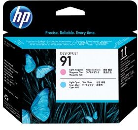 HP testina per stampa ciano (chiaro) / magenta (chiaro) c9462a 91 originale