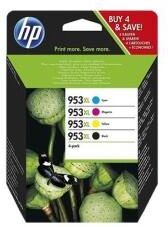 HP MULTIPACK NERO / CIANO / MAGENTA / GIALLO 3HZ52AE MCVP 01 953 XL ORIGINALE