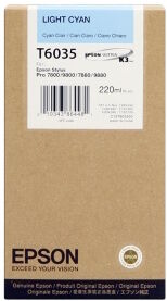 Epson CARTUCCIA D'INCHIOSTRO CIANO (CHIARO) C13T603500 T6035 220ML ORIGINALE