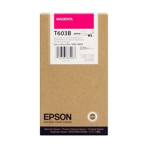 Epson CARTUCCIA D'INCHIOSTRO MAGENTA C13T603B00 T603B 220ML ORIGINALE