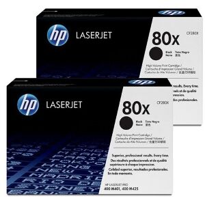 HP Multipack Nero Cf280Xd 80X 2 -Pack Originale