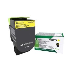 Lexmark toner giallo 71b20y0 cs/cx317/417/517 2300 copie originale