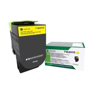 Lexmark toner giallo 71b2hy0 cs/cx417/517 3500 copie originale