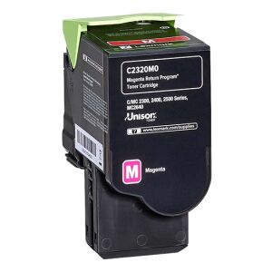 Lexmark Toner Magenta C2320M0 C/Mc2325/2425/2535 1000 Copie Originale