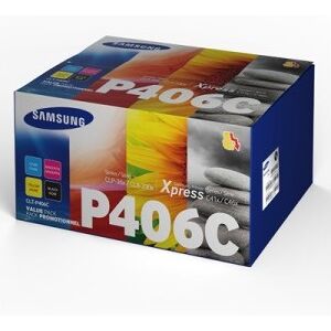 Samsung multipack nero / ciano / magenta / giallo clt-p406c su375a rainbow kit originale