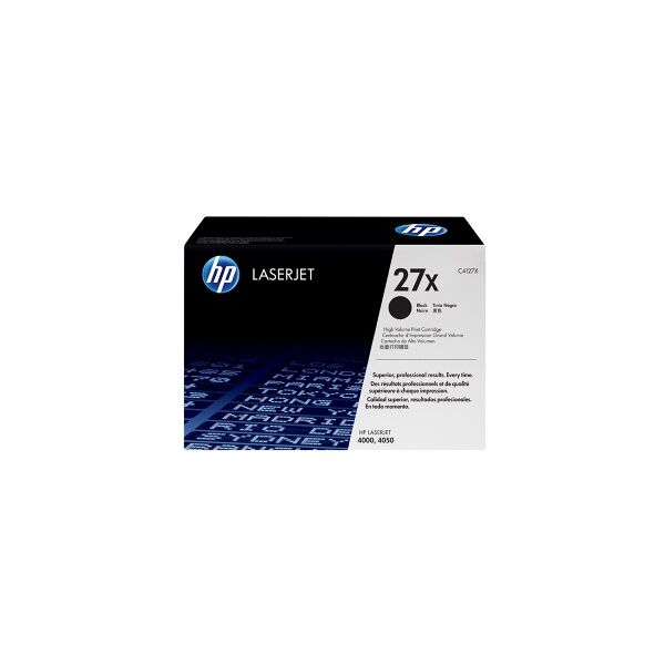 hp toner nero c4127x 27x 10000 copie originale