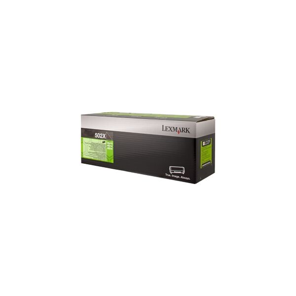 lexmark toner nero 502x 50f2x00 10000 copie cartuccia di stampa riutilizzabile originale