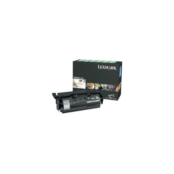 lexmark toner nero t650a11e t650 7000 copie unita  di stampa, combinato tamburo/cartuccia, originale