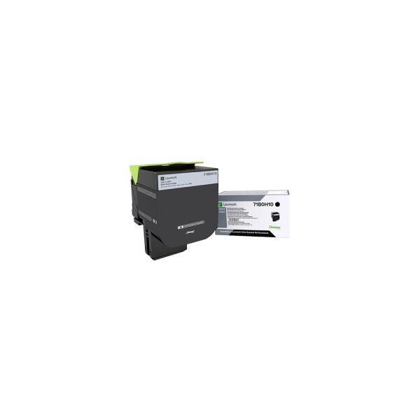 lexmark toner nero 71b0h10 cs/cx417 6000 copie originale