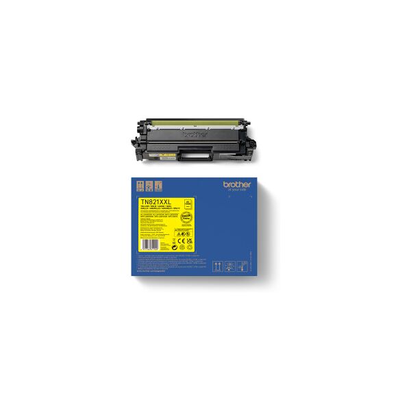 brother toner giallo tn-821xxly 821xxl 12000 copie originale