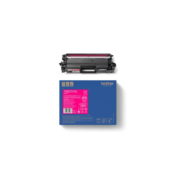 brother toner magenta tn-821xxlm 821xxl 12000 copie originale