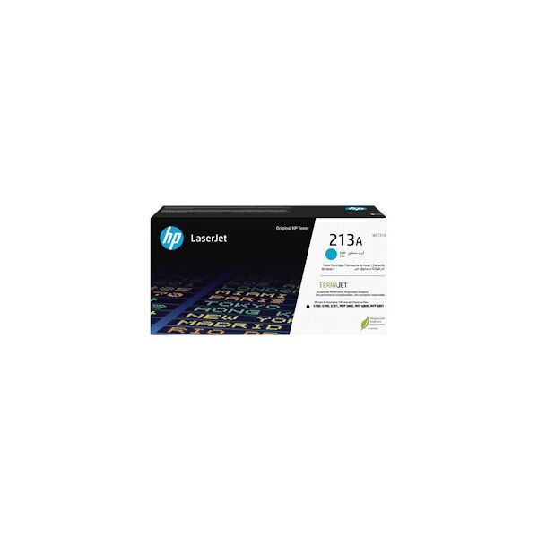 toner ciano w2131a 213a 3000 copie cartuccia toner originale ciano laserjet hp 213a originale