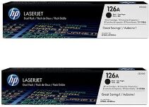 HP MULTIPACK NERO CE310AD 126A 2 TONER CE310A ORIGINALE