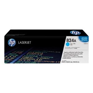 HP toner ciano cb381a 824a 21000 copie originale