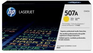 HP TONER GIALLO CE402A 507A 6000 COPIE ORIGINALE