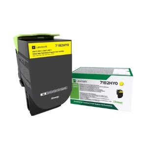 Lexmark toner giallo 71b2hy0 cs/cx417/517 3500 copie originale