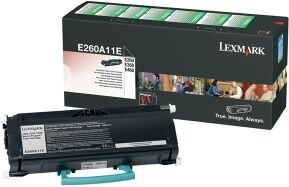 Lexmark toner nero e260a11e e260/360/460/462 3500 copie originale