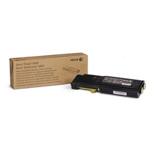 Xerox Toner Giallo 106R02247 Phaser 6600 2000 Copie Standard Originale