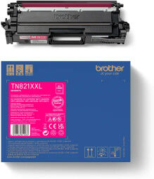 Brother toner magenta tn-821xxlm 821xxl 12000 copie originale