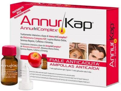 annurkap 10 fiale da 8 ml annutricomplex anticaduta capelli