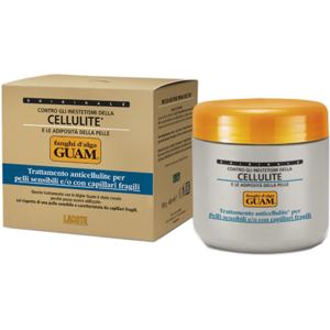 Fanghi d'alga Guam Cellulite Pelli sensibili Capillari Fragili 500 gr Anticellulite