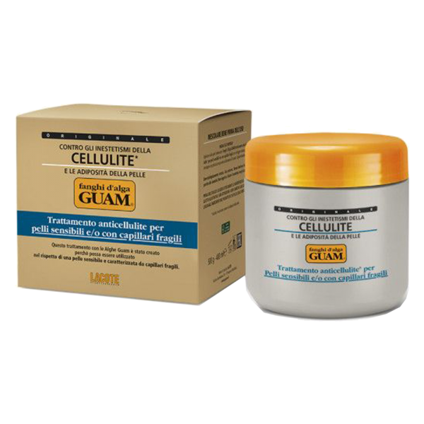 fanghi d'alga guam cellulite pelli sensibili capillari fragili 500 gr anticellulite