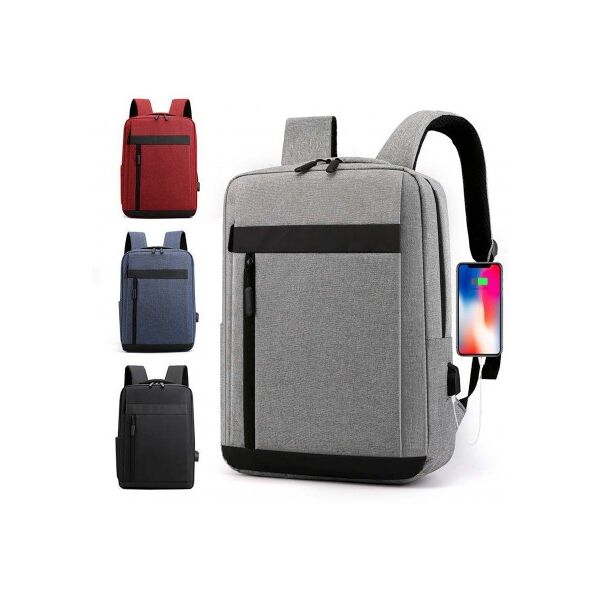 zaino uomo donna impermeabile porta pc viaggio scuola con presa ricarica usb