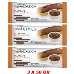 Plumcake gusto cacao 3 X 50 gr Tisanoreica Gianluca Mech