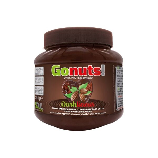 daily life gonuts darklicius 350 gr cioccolata fondente spalmabile go nuts