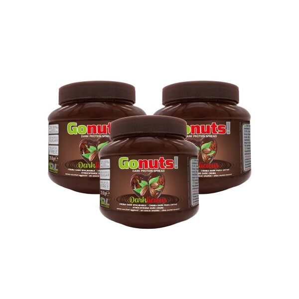 daily life gonuts darklicius 3 x 350 gr cioccolata fondente spalmabile go nuts