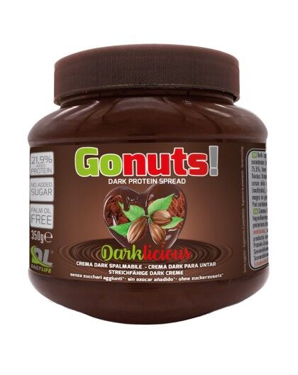daily life gonuts darklicius 350 gr cioccolata fondente spalmabile go nuts