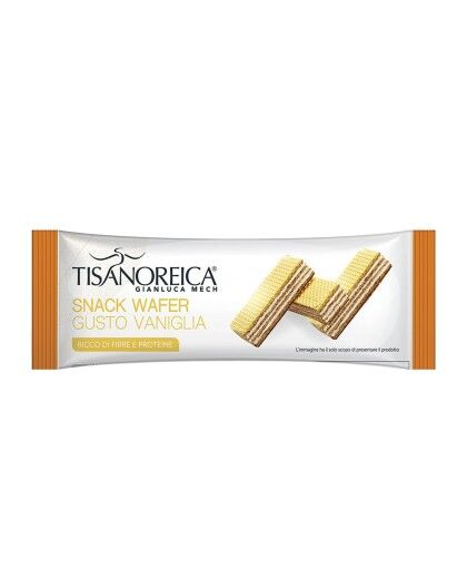 tisanoreica snack t-wafer gusto vaniglia 42 gr gianluca mech