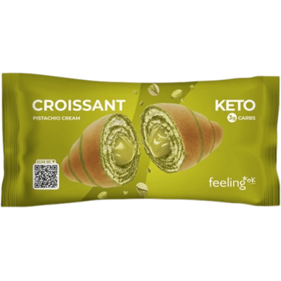 Feeling OK Cornetto Crossaint KETO 1X50 g Pistacchio Feeling OK Cornetto Crossaint KETO 1X50 g Pistacchio