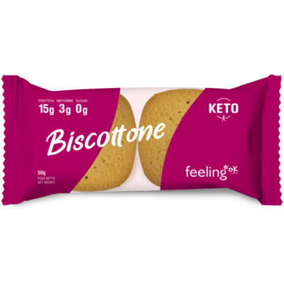 Feeling OK Biscottone Proteico 2X25 gr Cocco Feeling OK Biscottone Proteico 2X25 gr Cocco