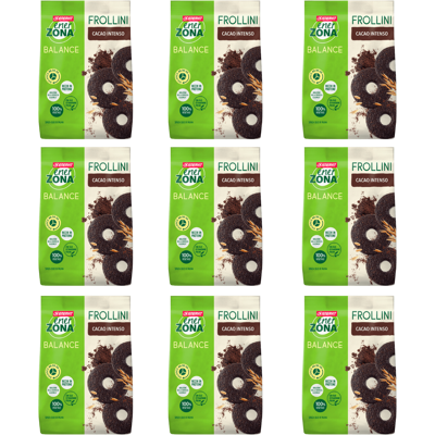 Enerzona Enervit Frollini Bilanciati 40 30 30 9 Buste da 250 gr Fondente intenso Enerzona Enervit Frollini Bilanciati 40 30 30 9 Buste da 250 gr Fondente intenso