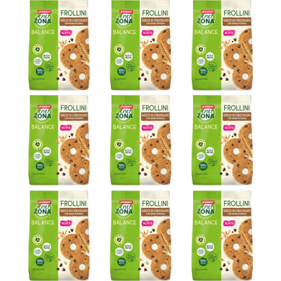 Enerzona Enervit Frollini Bilanciati 40 30 30 9 Buste da 250 gr Gocce di Cioccolato Enerzona Enervit Frollini Bilanciati 40 30 30 9 Buste da 250 gr Gocce di Cioccolato