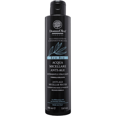 Acqua Micellare Anti-Age 5 in 1 Foglia D'Olivo di Domus Olea Toscana Acqua Micellare Anti-Age 5 in 1 Foglia D'Olivo di Domus Olea Toscana