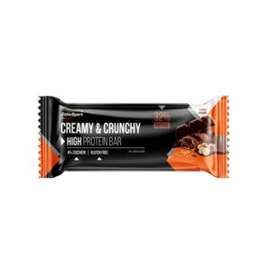 EthicSport Creamy & Crunchy High Protein Bar Barrette Proteiche 32% Box Gusto Cacao Nocciola