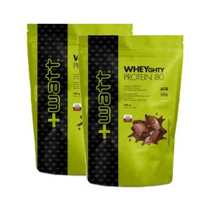 +Watt Wheyghty 80 2 X 750 gr vari Gusti Proteine Concentrate