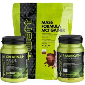 +Watt Kit Massa Muscolare Mass Formula + Creatina + Aminoacidi