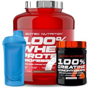 Scitec Nutrition 100% Whey Protein Professional 2350 gr + Creatina 300 gr + Shaker