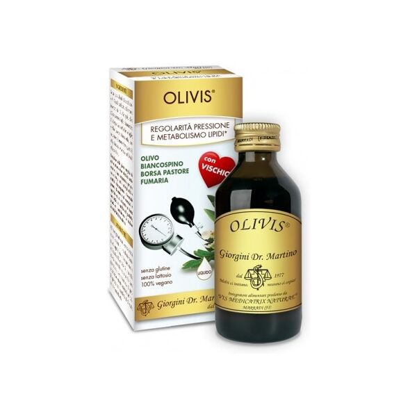 dr. giorgini olivis 100 ml con vischio regolarità pressione e metabolismo lipidi